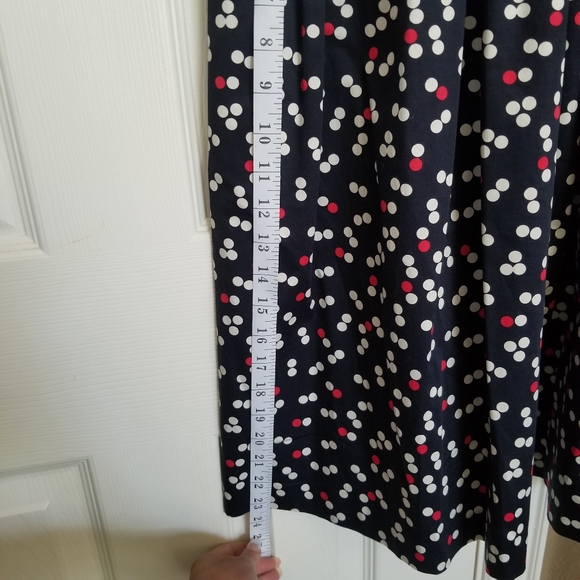 GAP Navy blue polkadot spaghetti strap dress - Picture 5 of 6